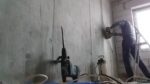 Штроблення в силікатній цеглі - під дренаж