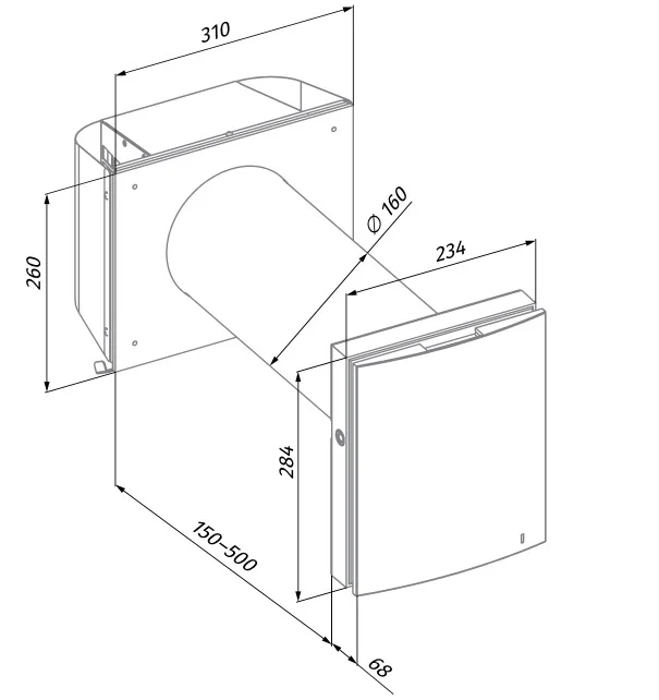 Провітрювач Blauberg Vento Expert A50-1 S Pro