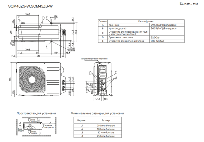 Mitsubishi Heavy SCM40ZS-W