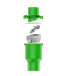 Сифон вертикальний Wipcool Ø25-Ø32