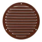 Решітка металева, Europlast MR160B (Ø160mm), коричнева