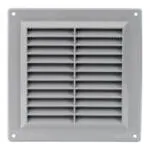 Решітка пластмасова, Europlast VR1515P (150x150mm) сіра